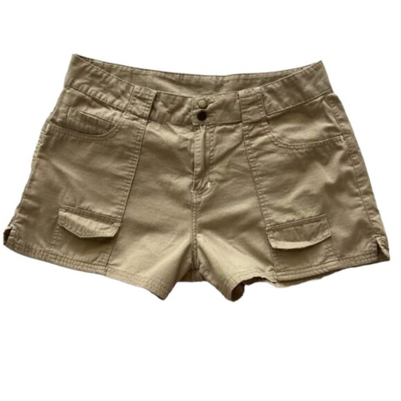 Tan Cotton Classic Cargo Shorts, 14 - Picture 1 of 6